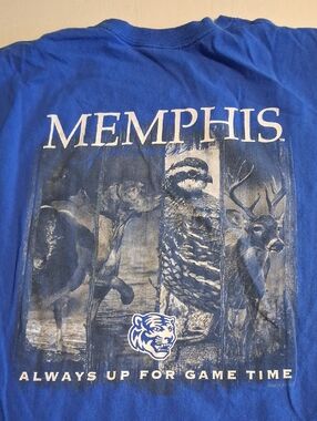 Memphis Blue Game Day Graphic T-Shirt